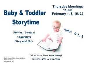 Baby &amp; Toddler storytime