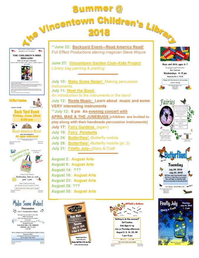 Summer Events 2018